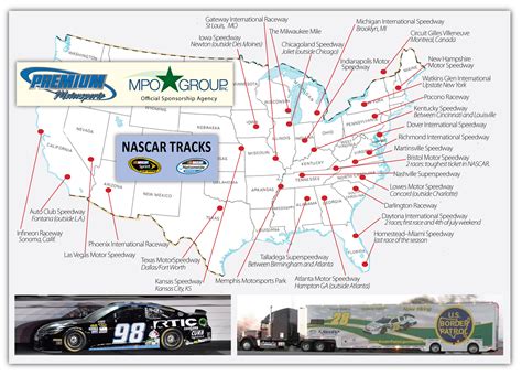 nascar store locator|map of all nascar garages.